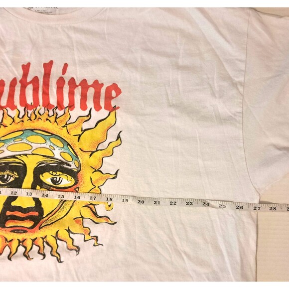 Sublime 3XL White Sun Men Unisex T-Shirt Official Merchandise 2003 XXXL Band Tee - Picture 3 of 7